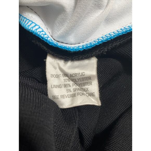 Exclusively Misook Dress Black Blue Color block Shift Short Sleeve Round Neck L - Picture 7 of 7